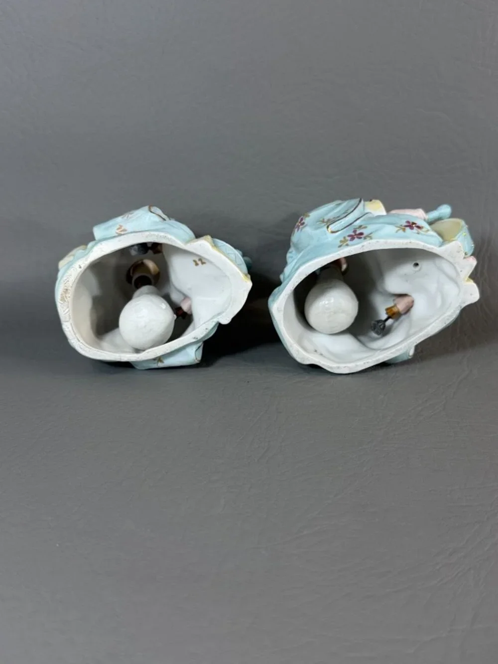 Vintage Ardalt Japan Bisque Porcelain Nodder Drummers Pair 6492 Asian Musicians